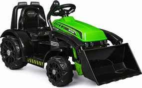 LEAN CARS Elektrický traktor na akumulátor ZP1001B s klaksonom zelený