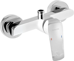 Novaservis Nobless Tina, sprchová nástenná batéria bez príslušenstva, biela-chróm, 38062/1,1
