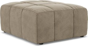 Hnedá zamatová podnožka Aloha – Makamii