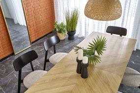 Rozkladací jedálenský stôl Edmondo II 160/240 cm dub prírodný/buk