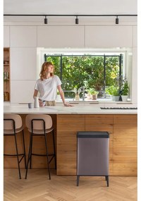 Ružový dotykový odpadkový kôš z recyklovaného plastu 54 l Verto High – Curver