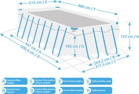 Marimex | Bazén Marimex Florida Premium 2,15x4,00x1,22 m bez príslušenstva - motív RATAN | 10340215