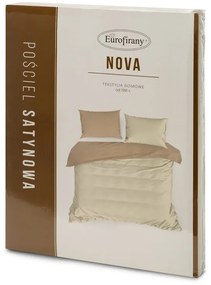 Dekorstudio Posteľné obliečky NOVA3 krémovobéžové Rozmer posteľných obliečok: Šírka x Dĺžka: 140x200cm + 1ks 70x80 cm