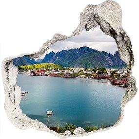 Diera 3D fototapety nálepka Lofoten v nórsku nd-p-151856257