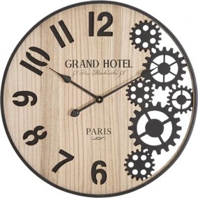 Nástenné hodiny Grand 60 cm hnedé/čierne