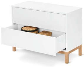 Komoda s plytkými zásuvkami