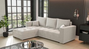 Rohová sedačka Josie (L) (béžová). Akcia -21%. Vlastná spoľahlivá doprava až k Vám domov. 1133159