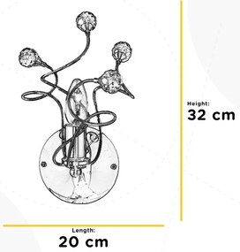 ONLI - Nástenné svietidlo TRILLY 1xE14/6W/230V