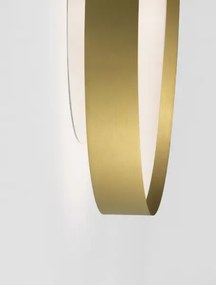 LED stmievateľné zlaté dizajnové stropné svietidlo Roi 50