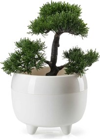 PLASTOVÝ KVETINÁČ BOTANICA SADA 2KS 30X24 CM+23X18,5 CM KRÉMOVÁ