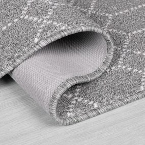 Svetlosivý umývateľný behúň 57x230 cm Argyll – Flair Rugs