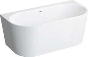 Polimat Akrylátová voľne stojaca vaňa k stene Sola 150x75 POLIMAT-Rozmery: 150x75, POLIMAT-Farba vane: Biela / šedá popolavá lesk