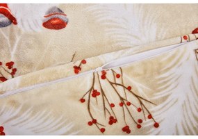 Svetlohnedé obliečky na jednolôžko z mikroplyšu 140x200 cm Goblin – My House