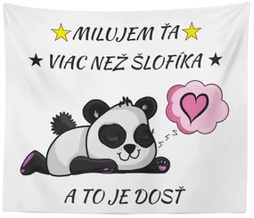 Sablio Deka Milujem ťa viac ako šlofíky: 150x120 cm