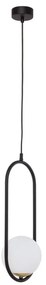 Jupiter 1726 - Luster na lanku IGON 1xE14/40W/230V čierna