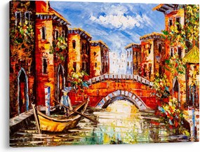 Obraz - Olejomaľba mesta III. (70x50 cm)