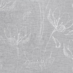 ZÁCLONA NA KRÚŽKOCH AMALIA 140X250 CM BIELA