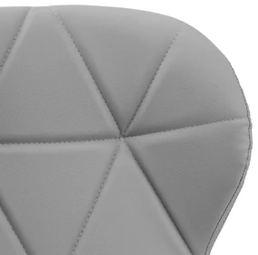 Bestent Jedálenské stoličky 4ks kožené Light Grey