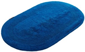 Kúpeľňový koberček Javo Cotton tmavotyrkysový ovál