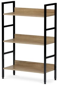 Regál Gerente (dub + čierna). Vlastná spoľahlivá doprava až k Vám domov. 1121113