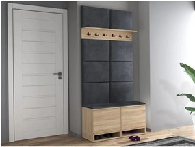 Bestent Predsieňová stena vešiaková Sonoma/ Grey 100x213x37cm