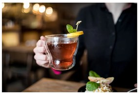 Sklenené hrnčeky v súprave 2 ks na cappuccino/dvojstenné 370 ml Bolla – Vialli Design