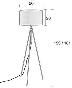 Zelená stojacia lampa Zuiver Lesley