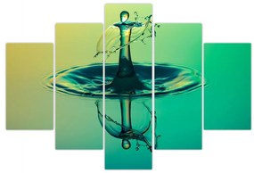 Obraz kvapky vody (150x105 cm)