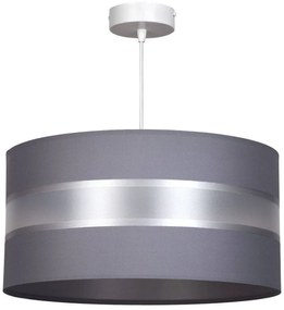 Závesné svietidlo Elegance, 1x textilné tienidlo (výber z 5 farieb), (výber z 3 farieb konštrukcie), (fi 40cm)
