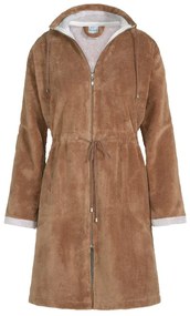 Vandyck dámsky župan so zipsom Chicago - Brownie - velikost L-XL
