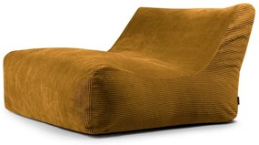 Menčestrový sedací vak v horčicovej farbe Sofa Lounge – SLOWDOWN