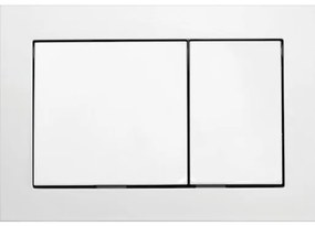 Ovládacie tlačidlo Tece Base z plastu v bielej farbe lesk 9240700, 1 ks