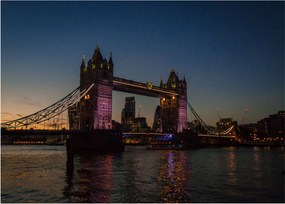 Sklenený obraz - Tower bridge (70x50 cm)