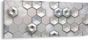 Obraz 3D abstrakcie (120x50 cm)