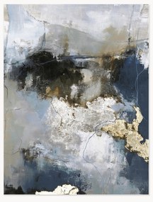 Ručne maľovaná tlač na plátne Waterfall