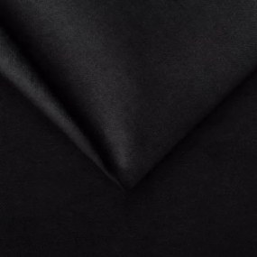 Rohová sedacia súprava Sergio, čierna látka, ľavý roh