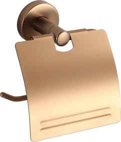 Mexen Remo, držiak na toaletný papier s krytom, medená matná, 7050733-65