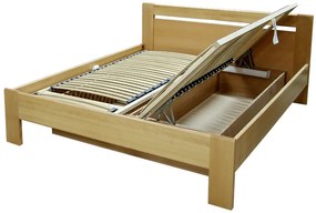 Masívna posteľ MATE 180x200 buk