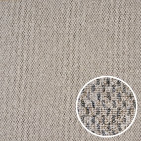 Metrážny koberec Rubin 2113 l. beige, na mieru, šíře 4m, béžová, ab (mriežka), chodba / predsieň, Timzo