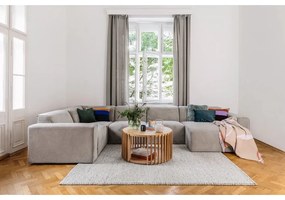 Svetlosivý ručne tkaný koberec s prímesou vlny 120x170 cm Minerals – Flair Rugs