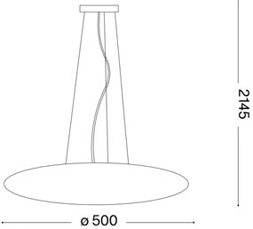 Ideal Lux - Luster na lanku SMARTIES 3xE27/42W/230V 50 cm