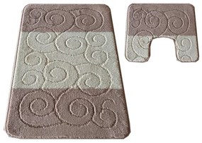 Sada kúpeľňových koberčekov Montana Sile béžová