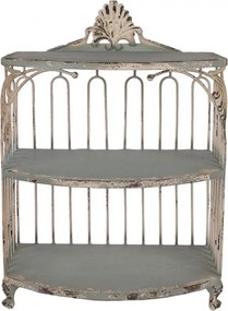 Wall Cabinet 38x23x55 Cm Green Metal - 38*23*55 cm