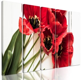 5-dielny obraz nádherné tulipány