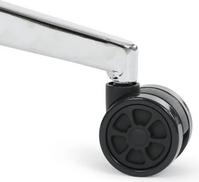 Kancelárska ergonomická stolička PORTE — sieťovina, čierna