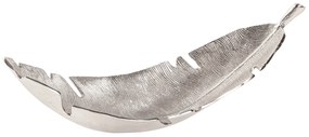 Miska Silver Leaf 60cm strieborná