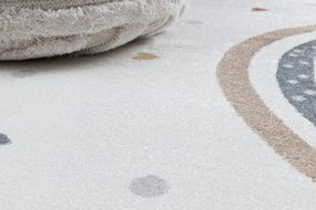 Koberec BONO 8302 Dúha, krémovo-hnedý