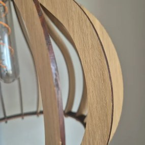 Luster na lanku TUCCI 1xE27/60W/230V pr. 29 cm dub