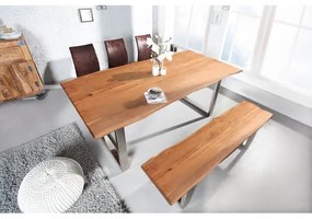 Lavica Mammut 160cm Masív drevo Acacia  - Komfort-nábytok