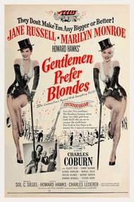 Ilustrácia Gentlemen Prefer Blondes / Marilyn Monroe